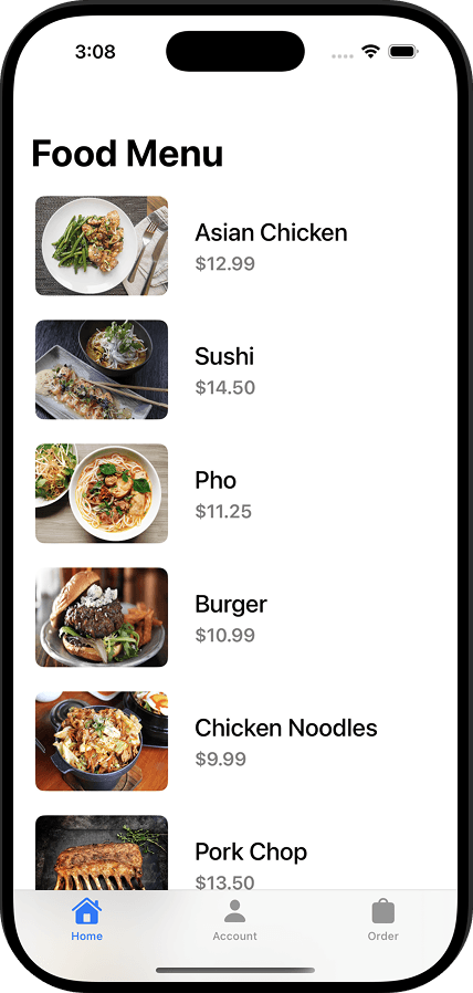 Appetizer App